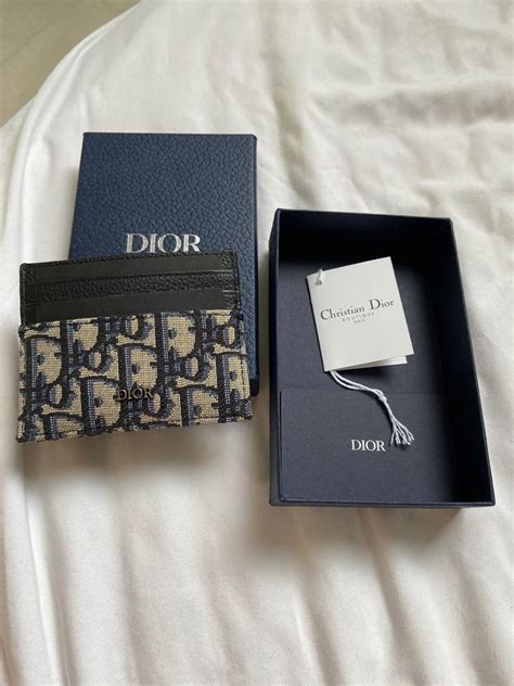 dior card holder singapore|dior card holder men's.